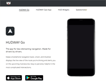 Tablet Screenshot of hudwayapp.com